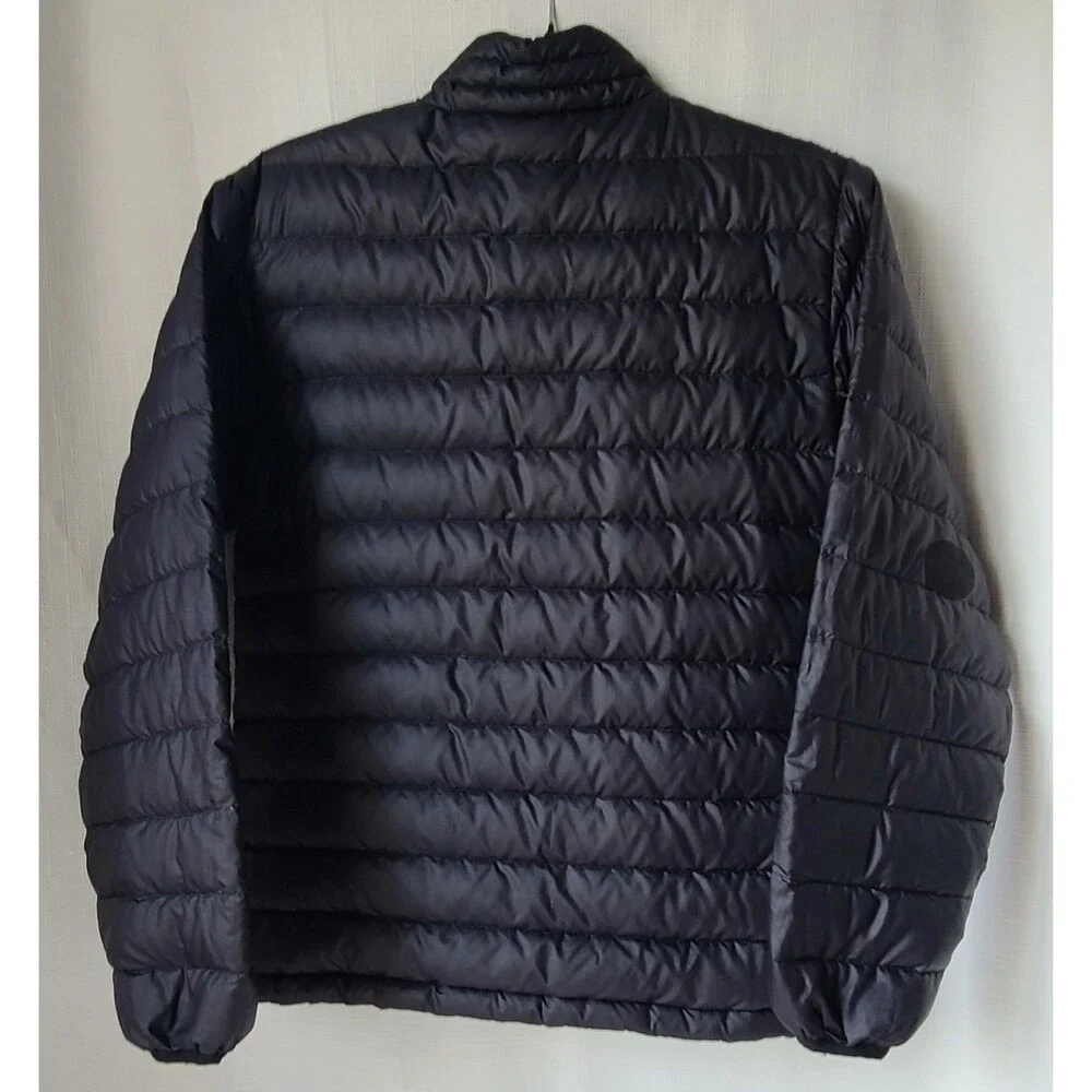 Patagonia Boys XL 14 Puffer Jacket Black Insulated Full Zip 68242 Repaired